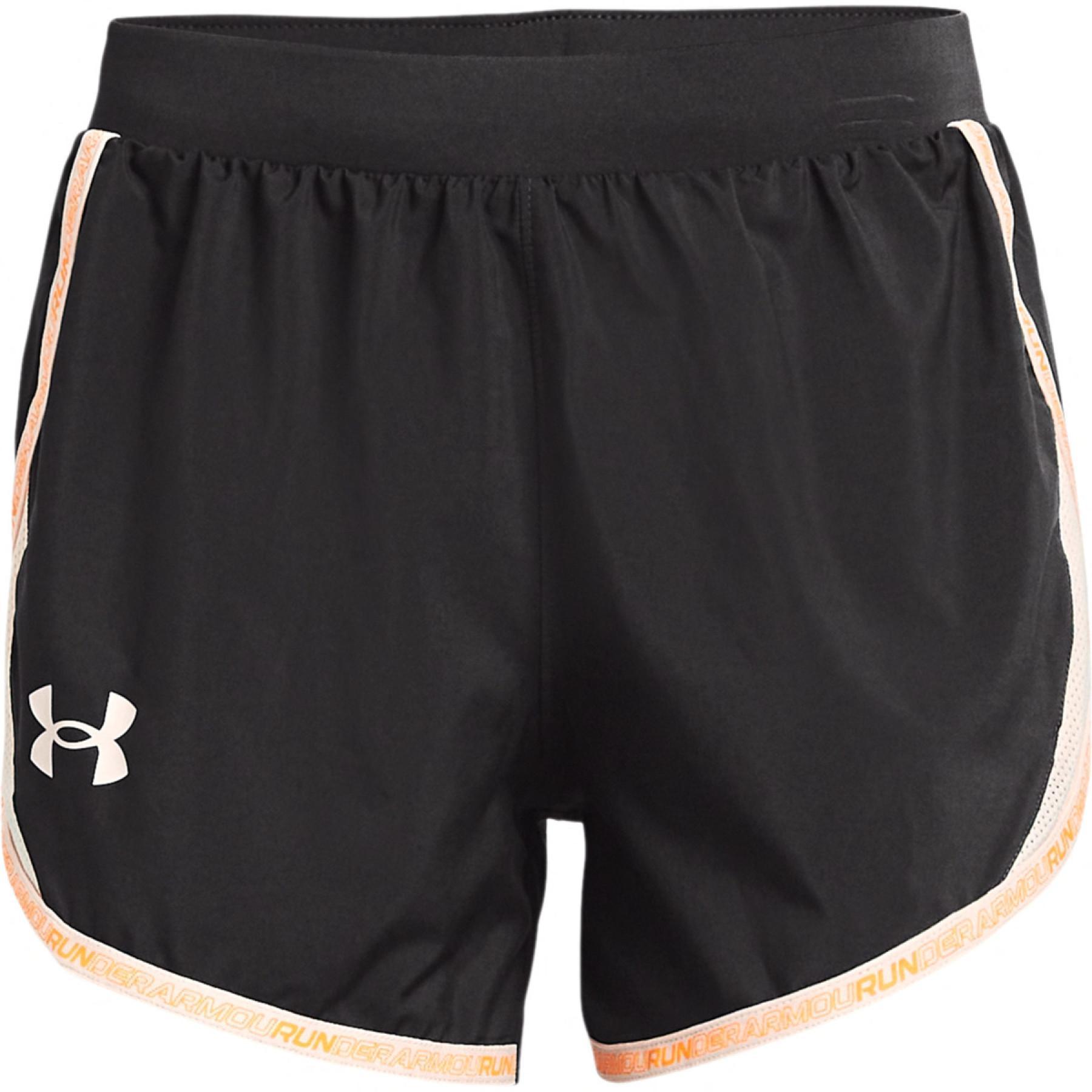 Dames shorts Under Armour Fly-By 2.0 Brand