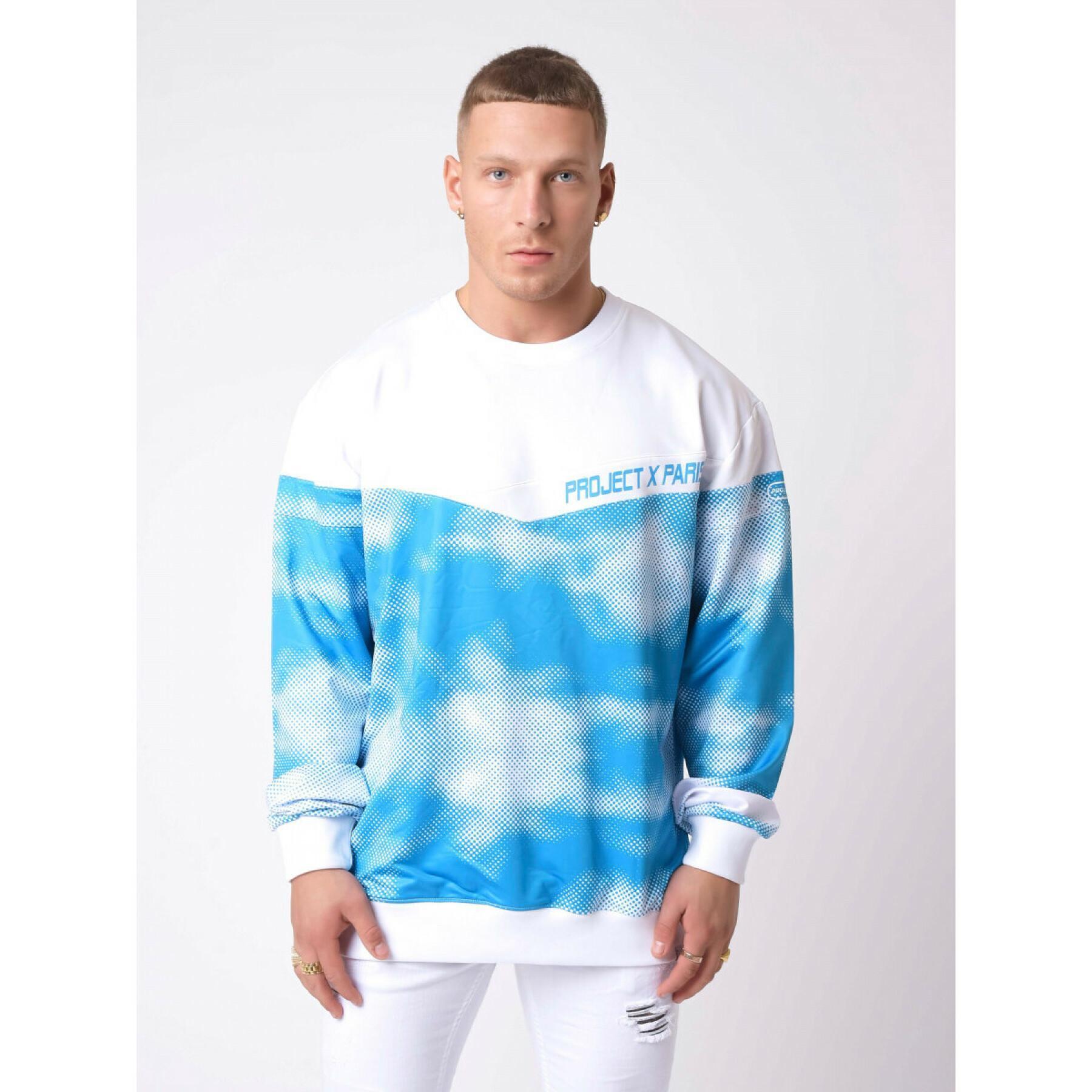 Wolkenprint sweatshirt met ronde hals Project X Paris
