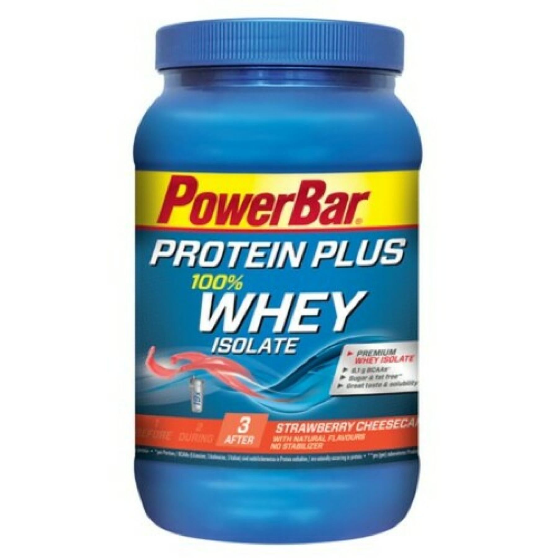 Poeder PowerBar ProteinPlus 100 % Whey Isolate - Srawberry Cheesecake (570gr)