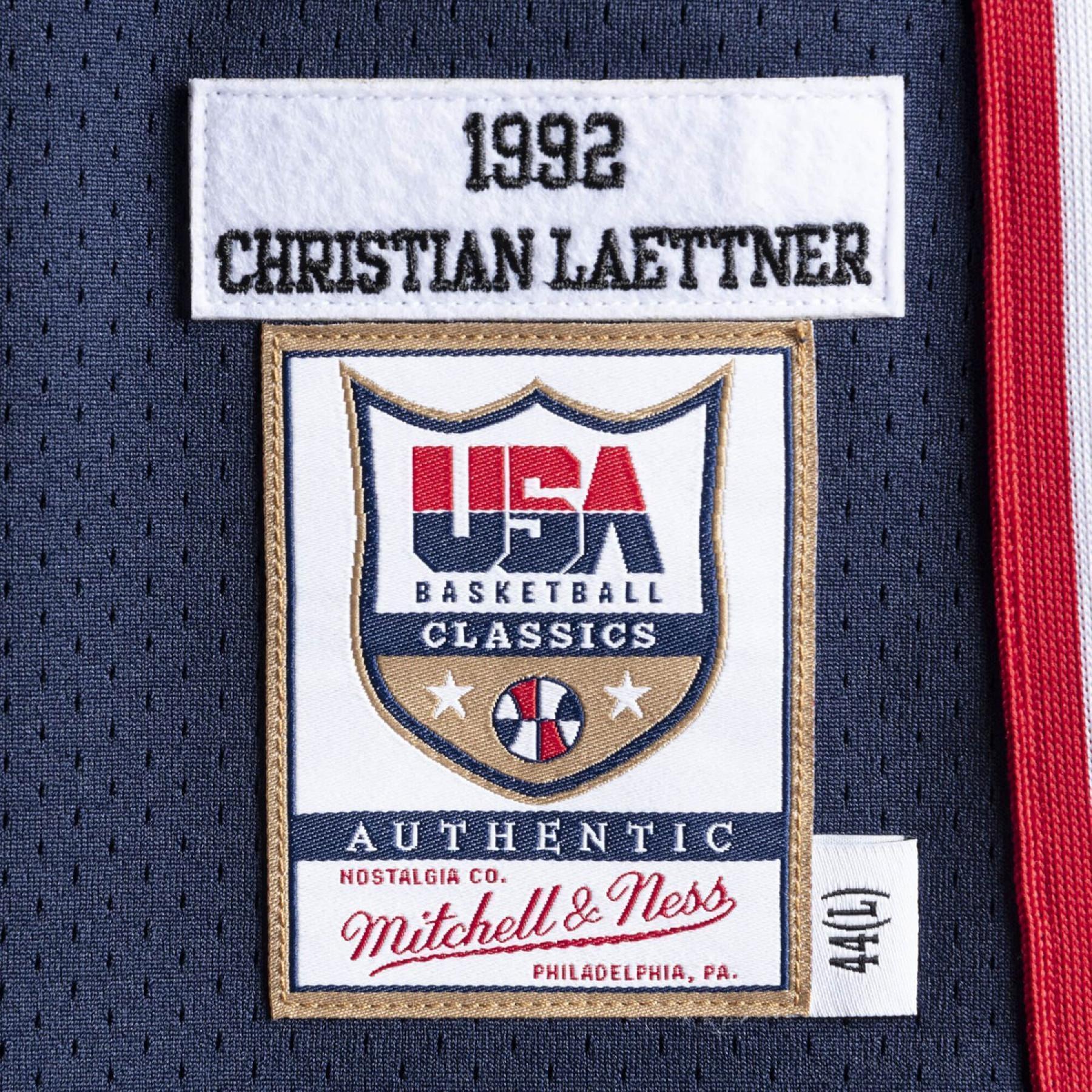 Authentiek teamshirt USA nba Christian Laettner