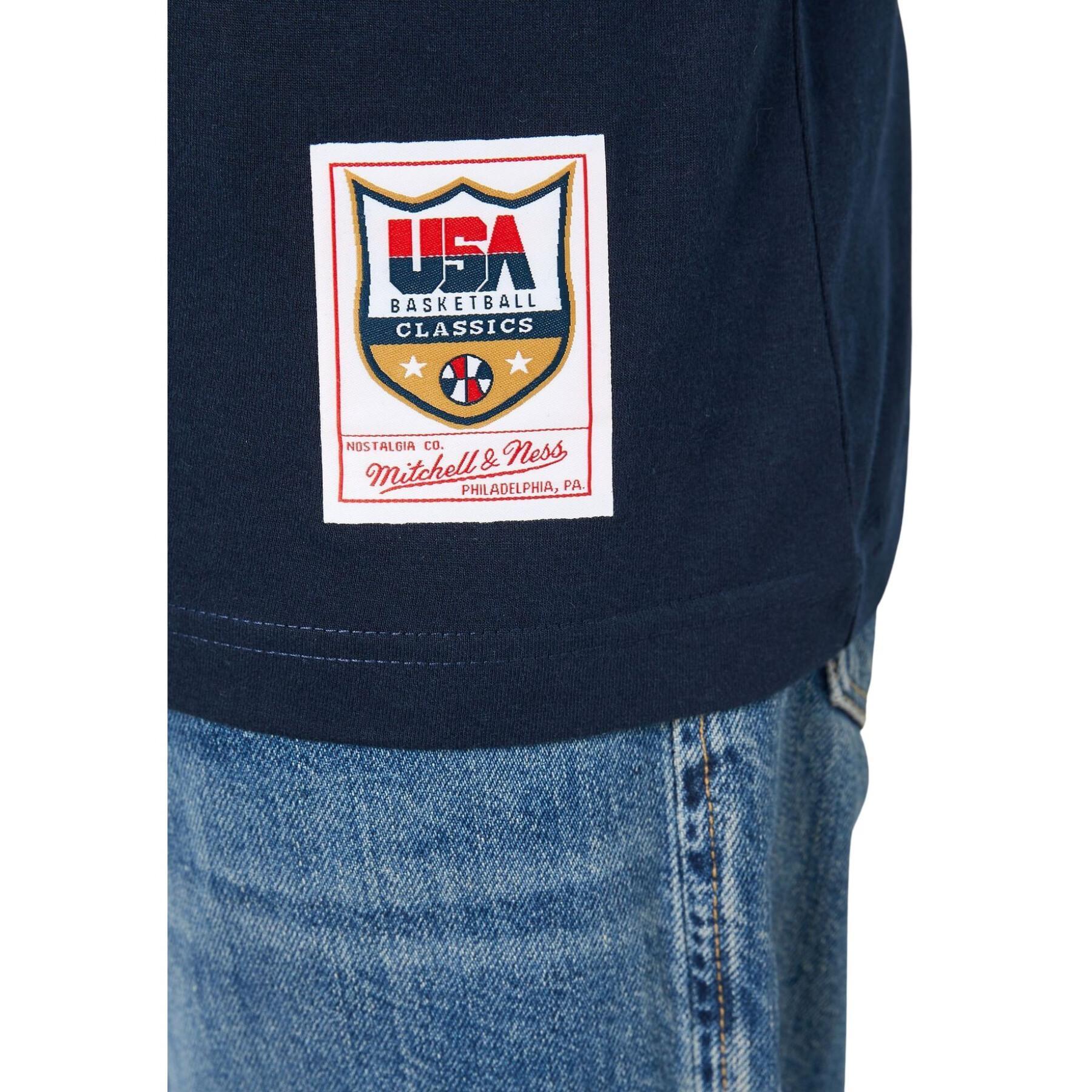 T-shirt USA name & number Larry Bird