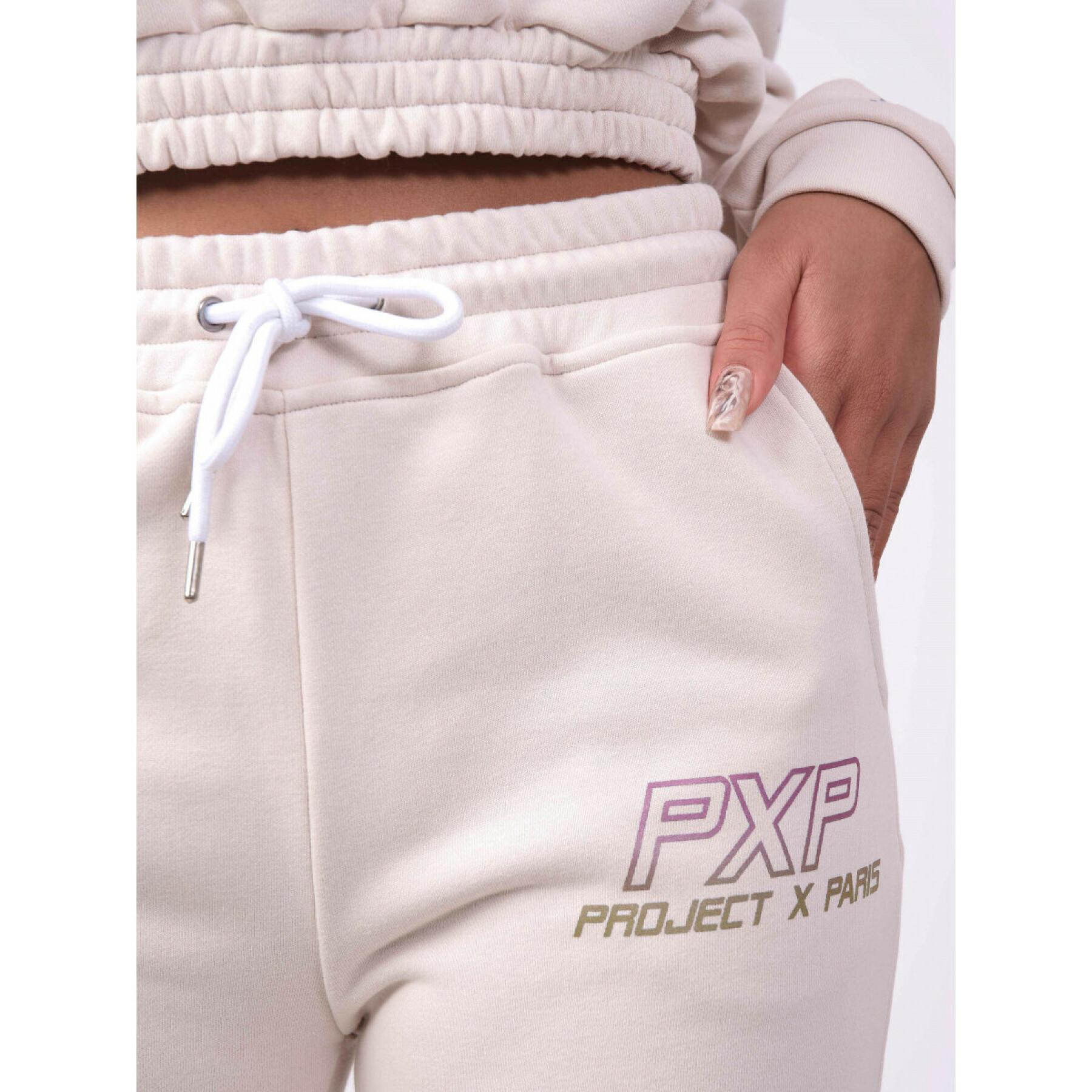 Dames joggingpak met iriserend logo Project X Paris
