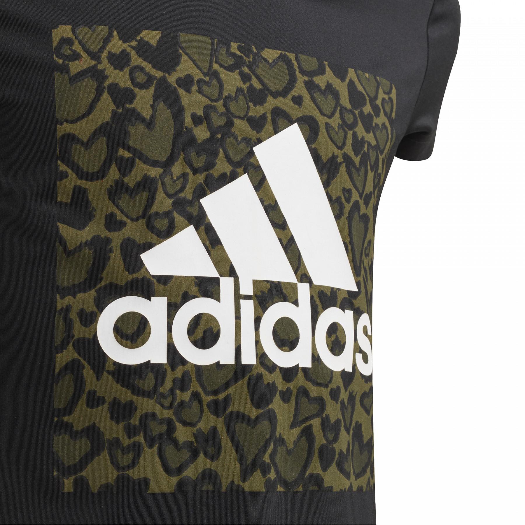 Meisjes-T-shirt adidas Aeroready Leo Graphic