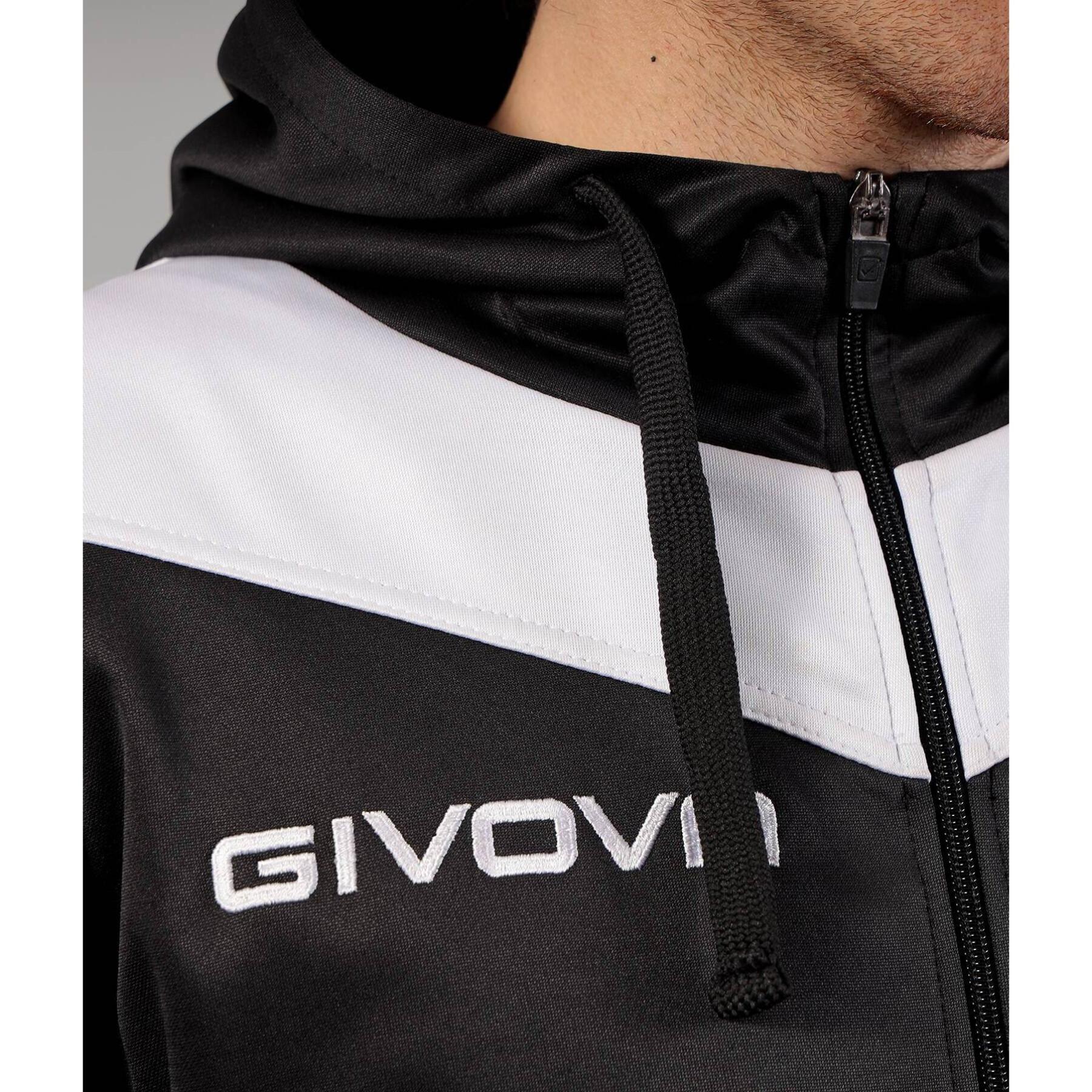 Hooded fleece trainingspak Givova Roma