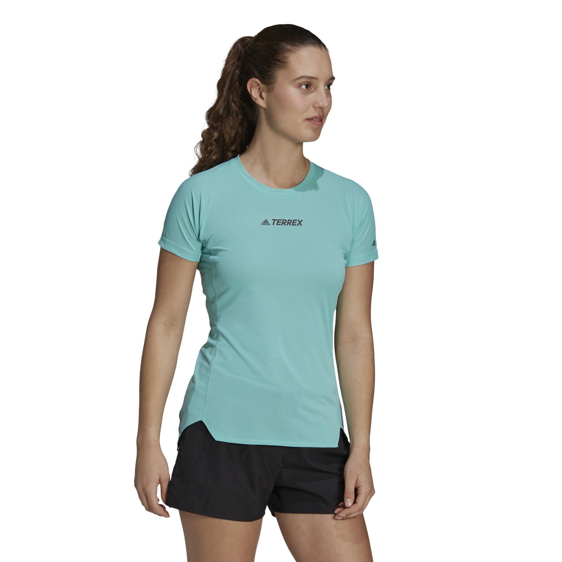 Dames-T-shirt adidas Terrex Parley Agravic Trail Running