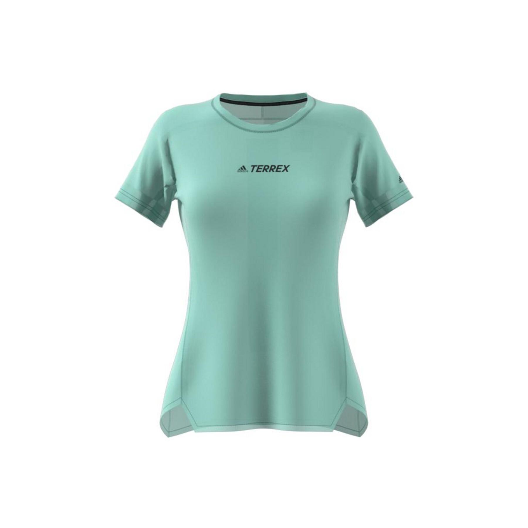 Dames-T-shirt adidas Terrex Parley Agravic Trail Running