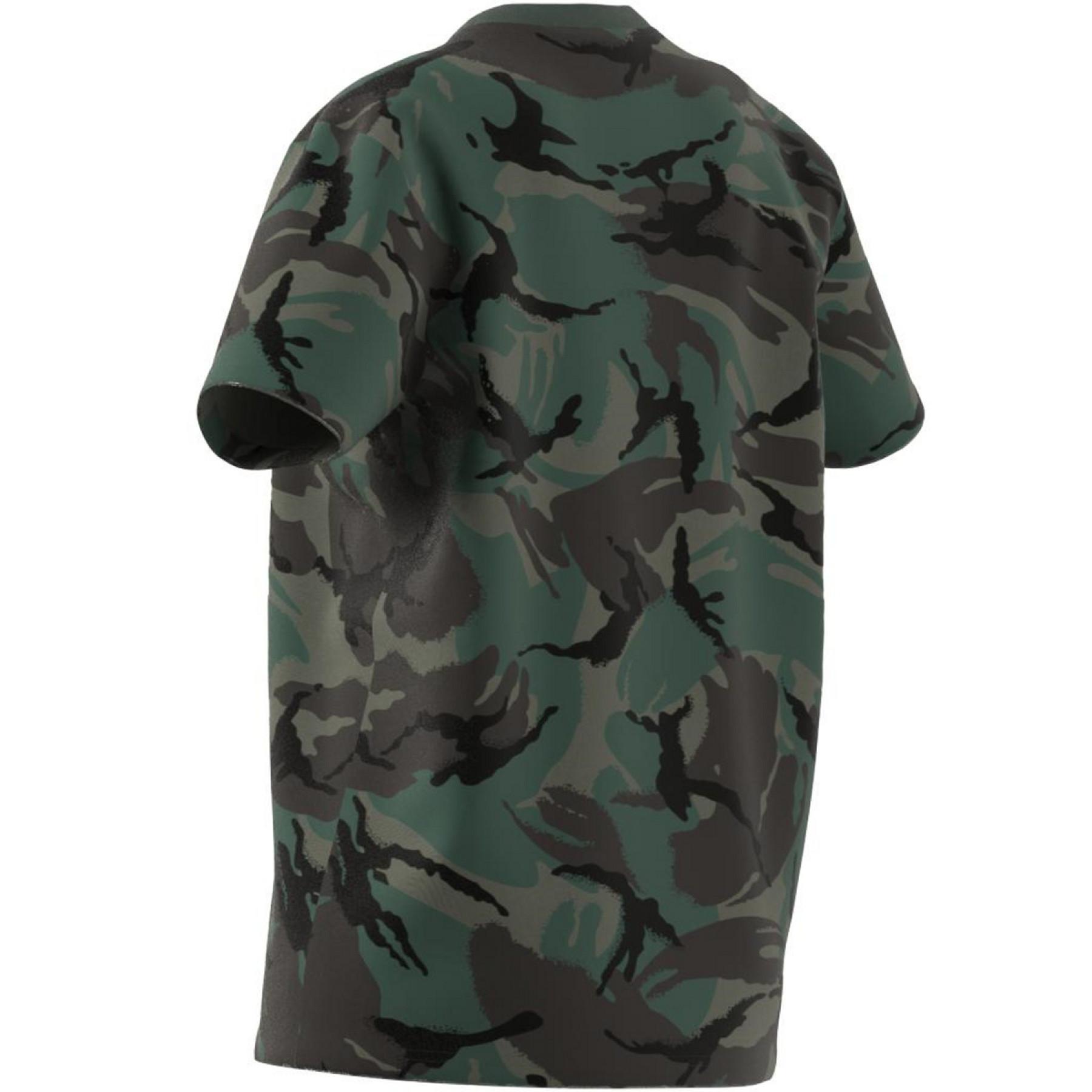 Dames-T-shirt adidas Essentials Boyfriend Camouflage