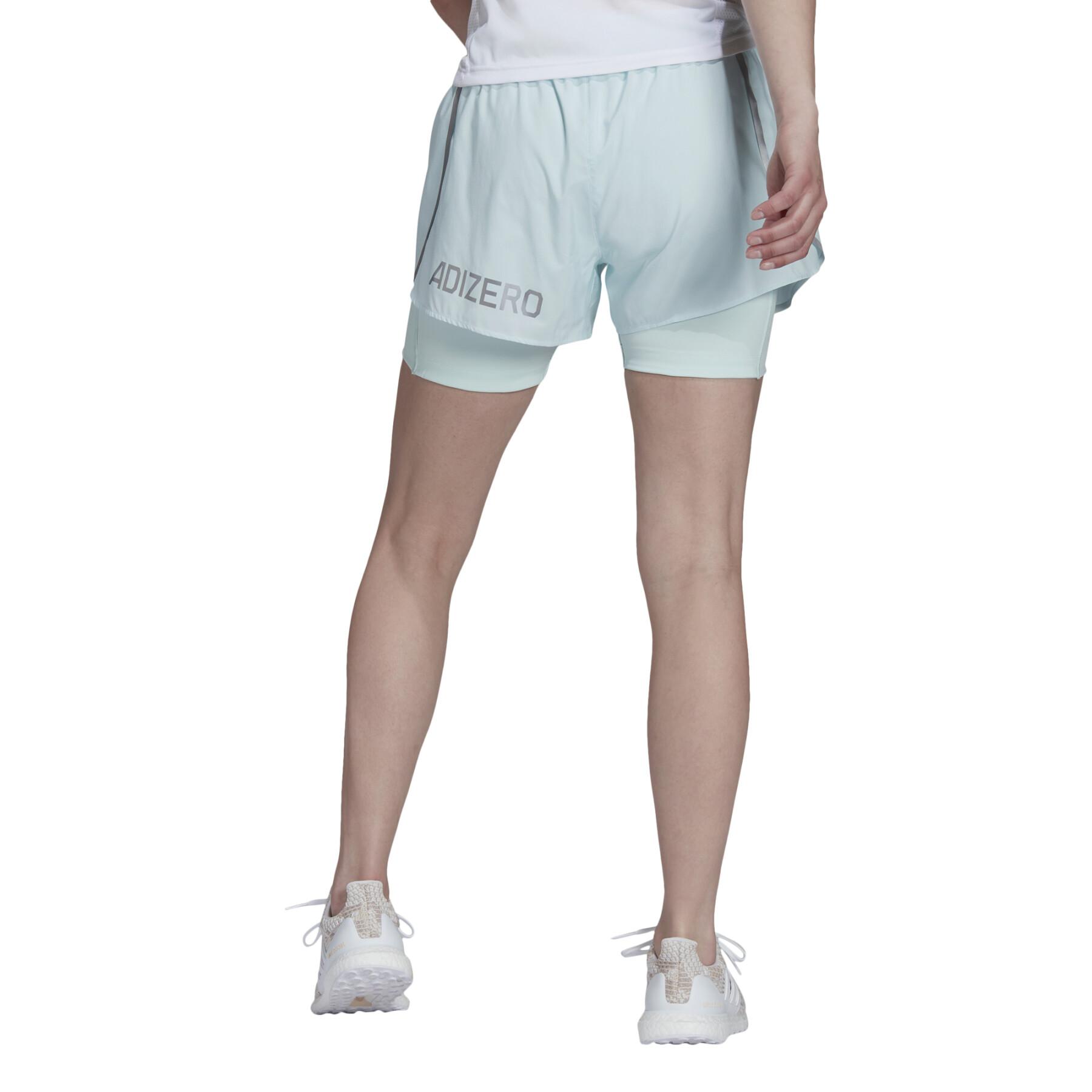 Dames shorts adidas Adizero Two-in-One