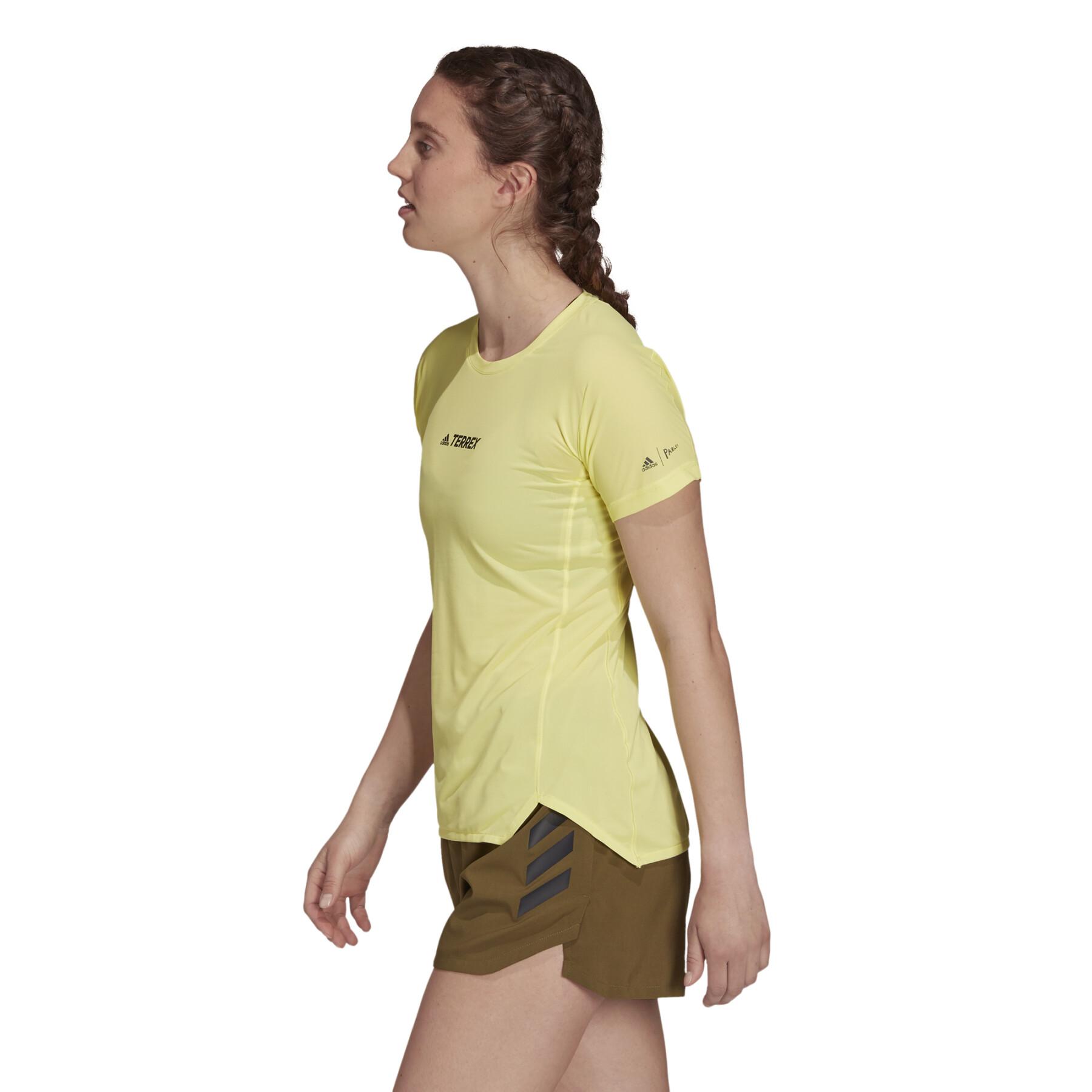 Dames-T-shirt adidas Terrex Parley Agravic Trail Running All-Around