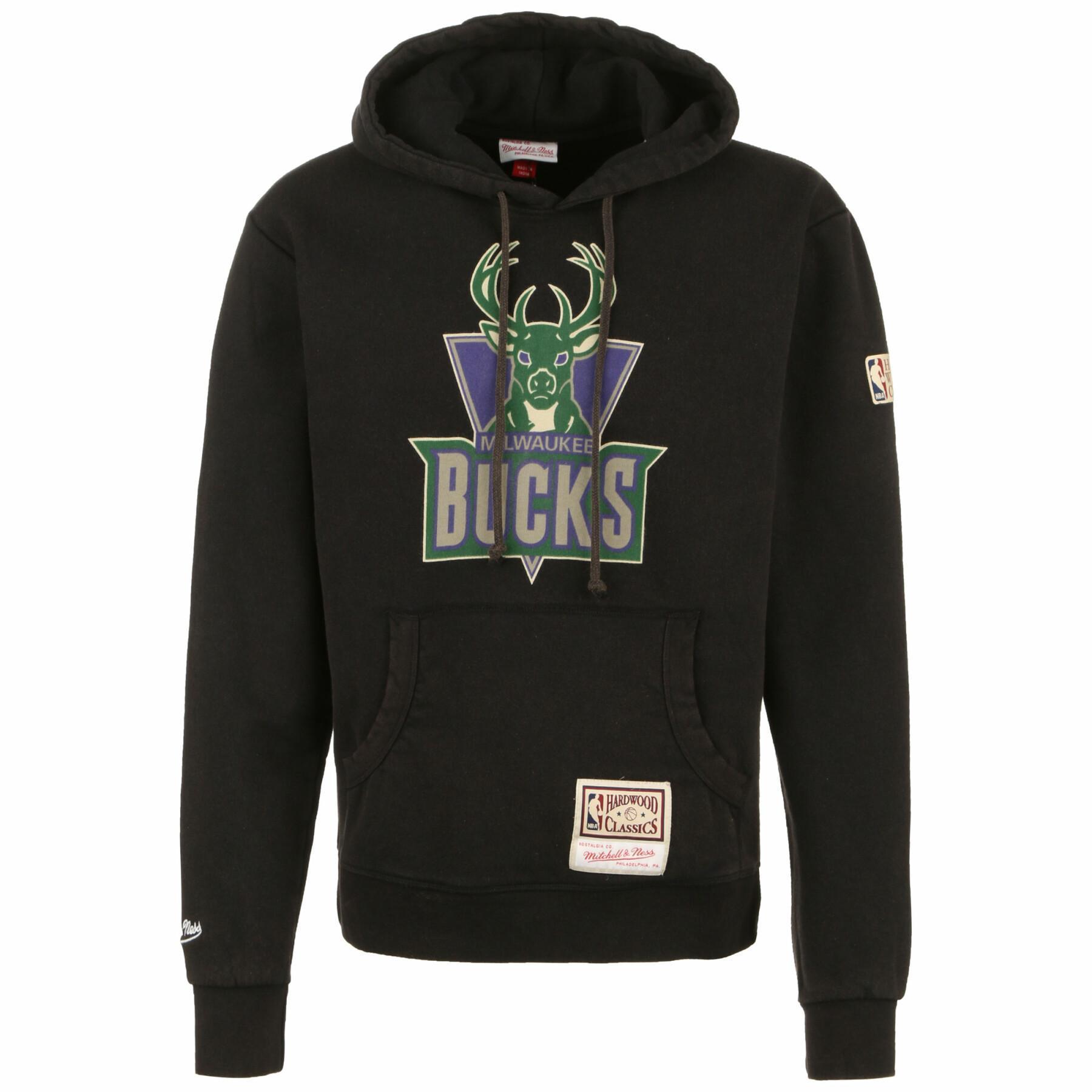 Hooded sweatshirt Mitchell & Ness Milwaukee Bucks