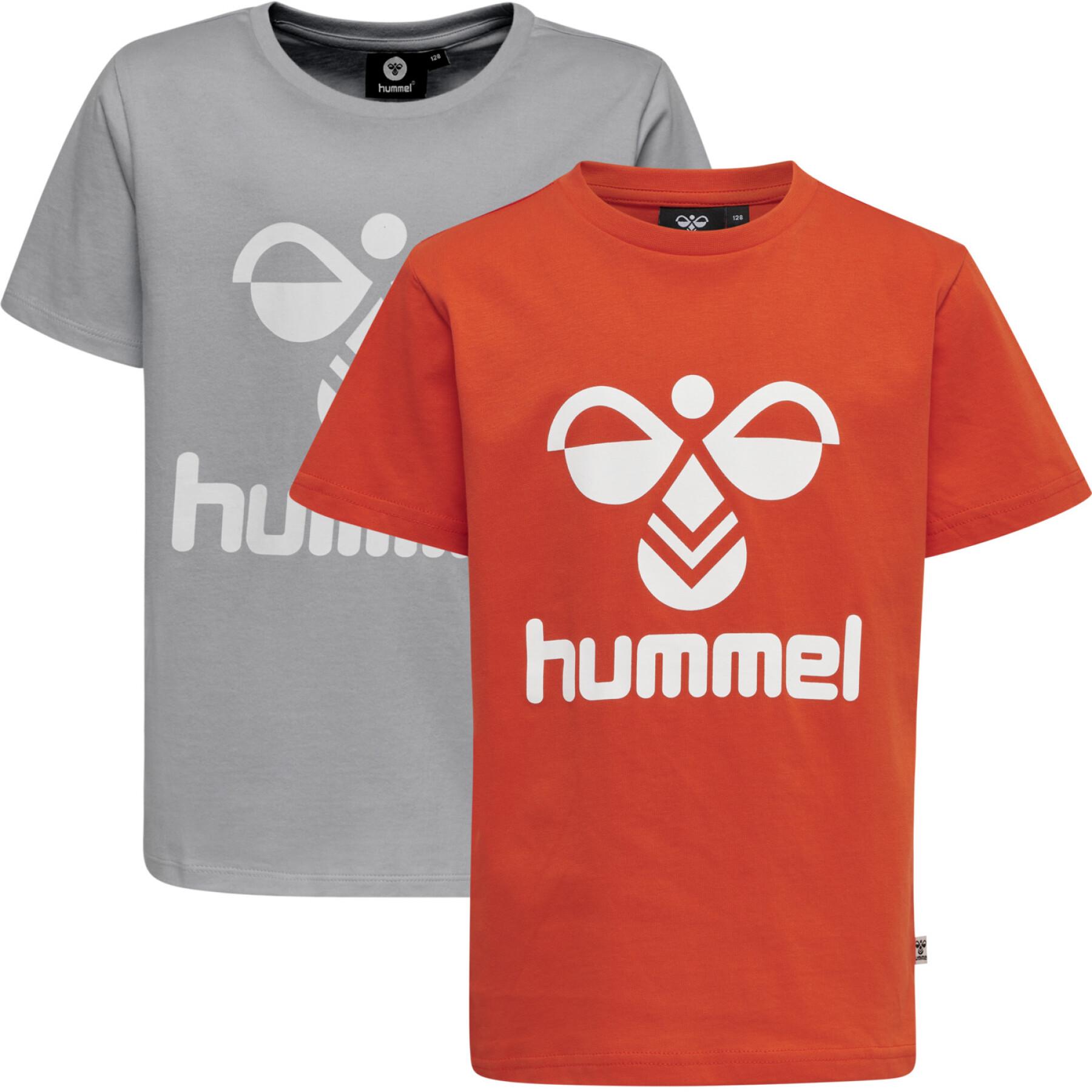 T-shirts voor kinderen Hummel tres (x2)