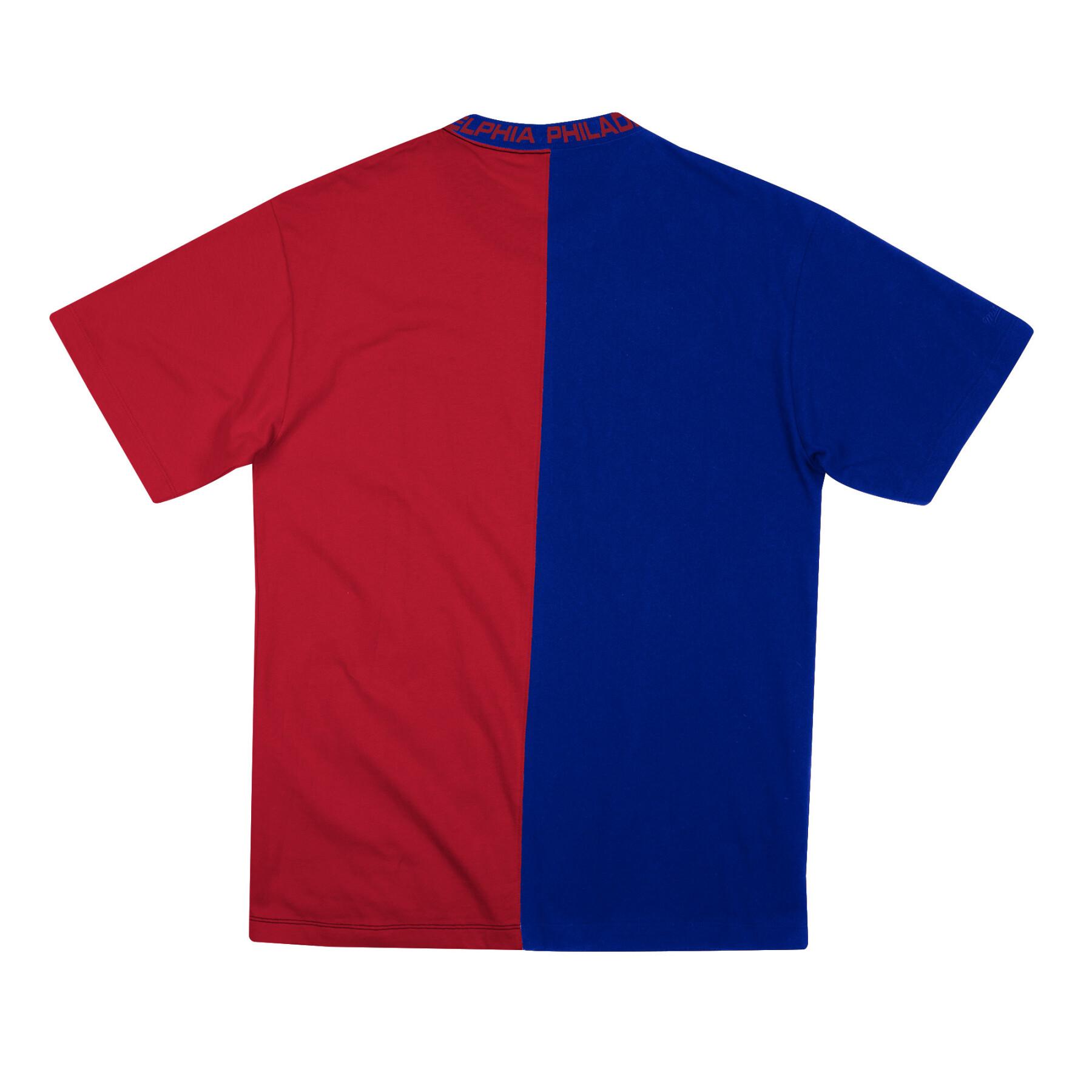 T-shirt Philadelphia 76ers nba split color