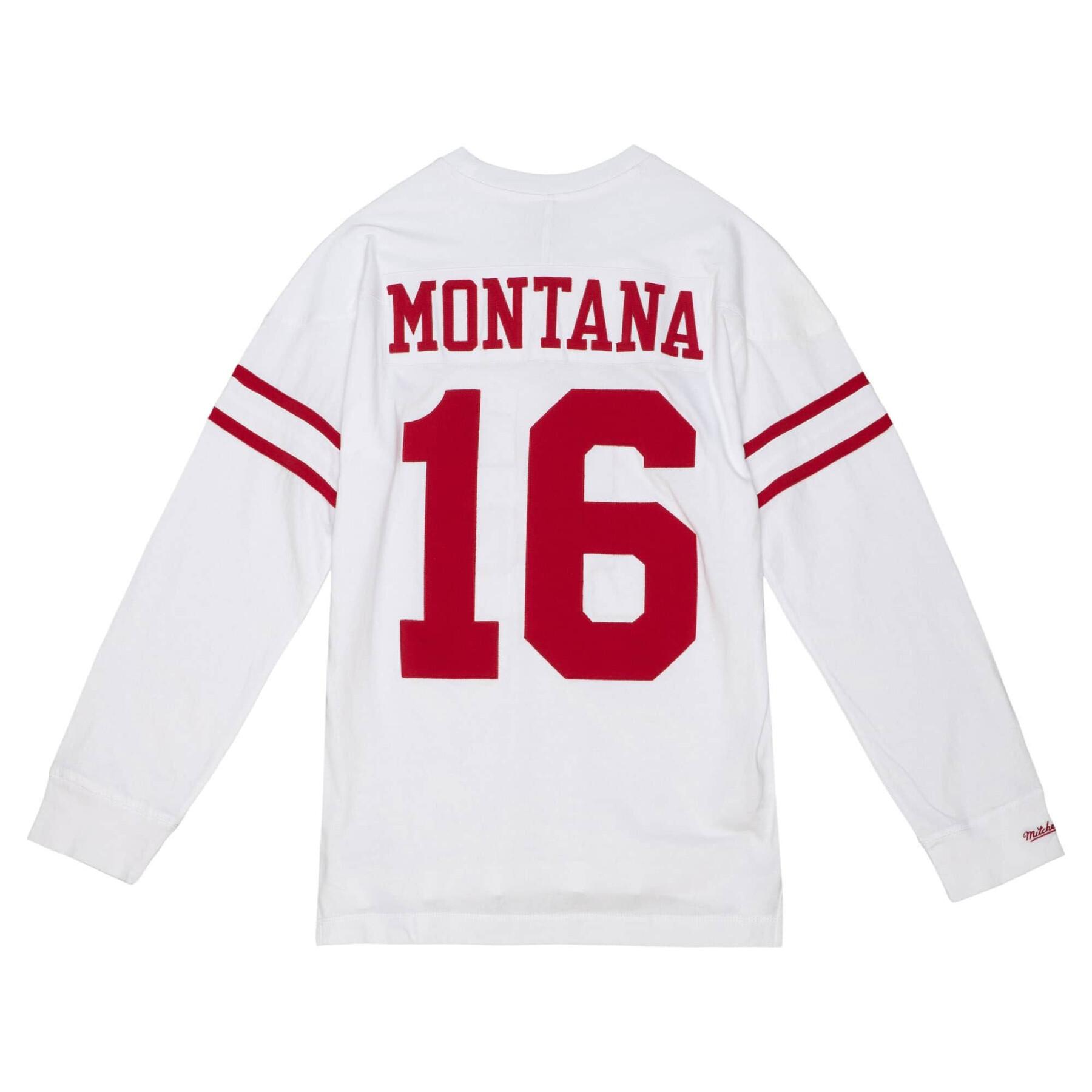 T-shirt met lange mouwen San Francisco 49ers NFL N&N 1990 Joe Montana