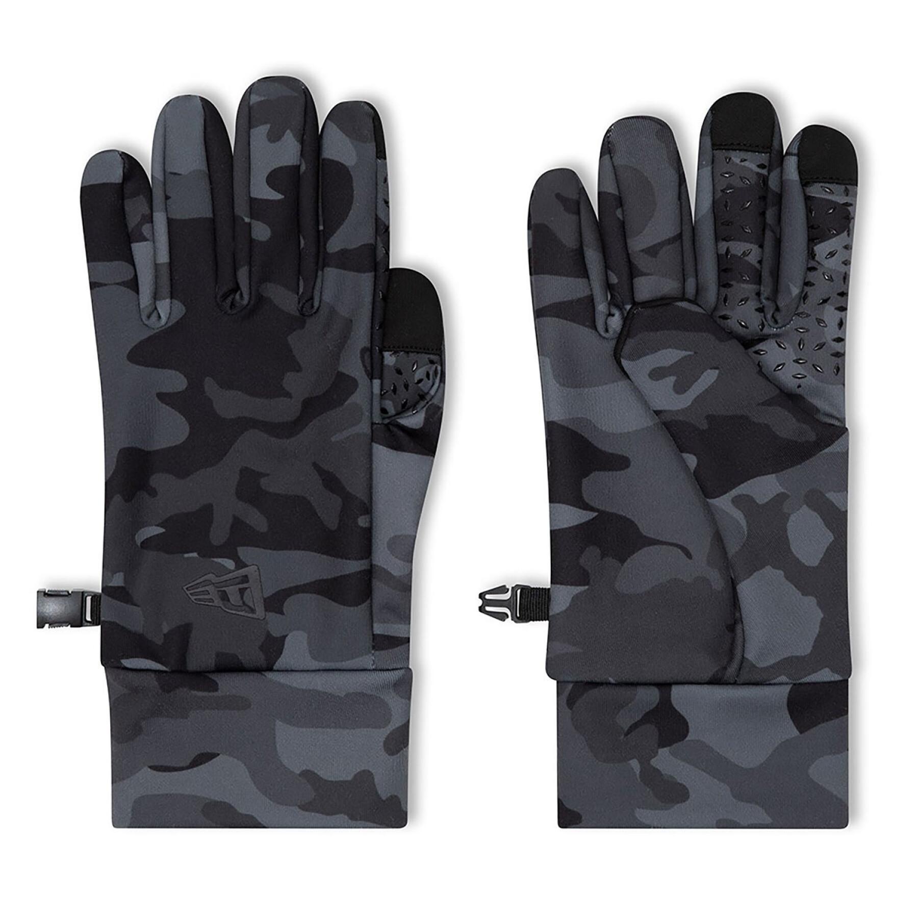 Camo all-over print e-touch handschoenen New Era