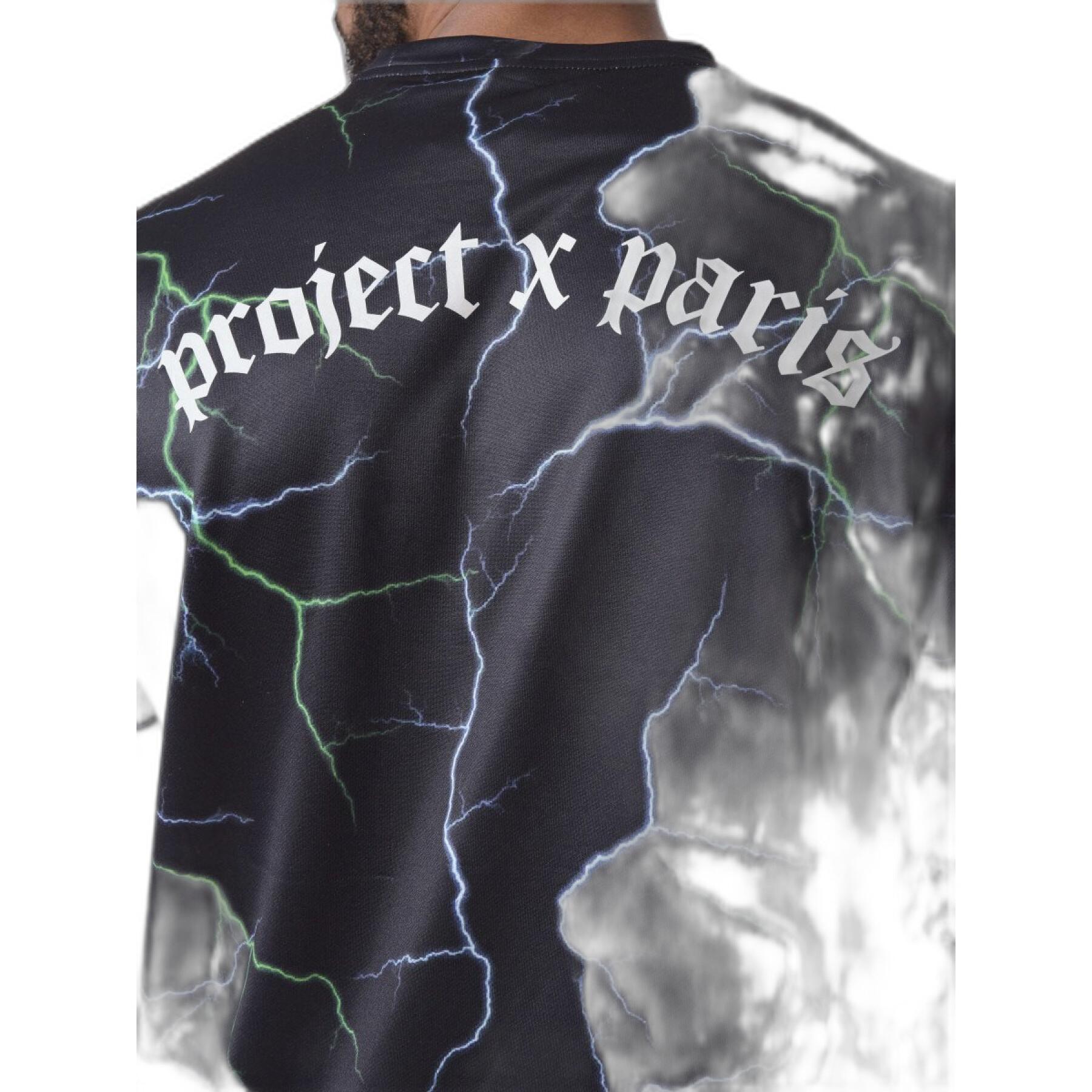 Sweater met ronde hals en bliksemschichtpatroon Project X Paris
