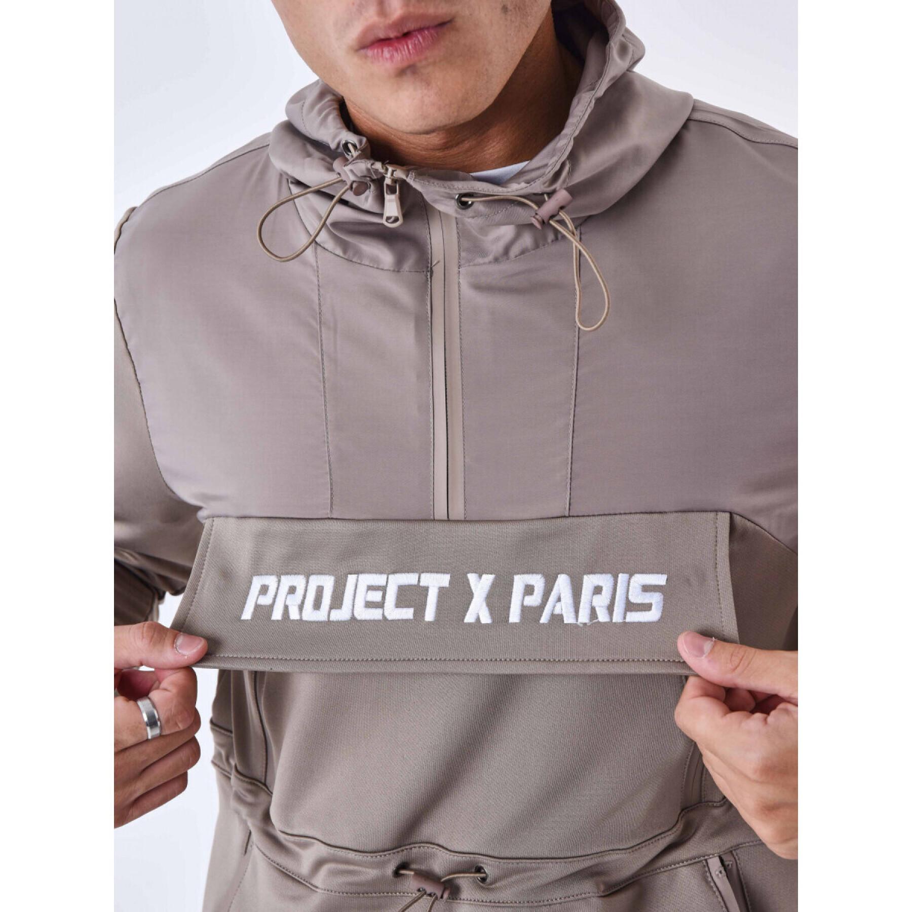 Windbreaker sweatshirt met capuchon Project X Paris