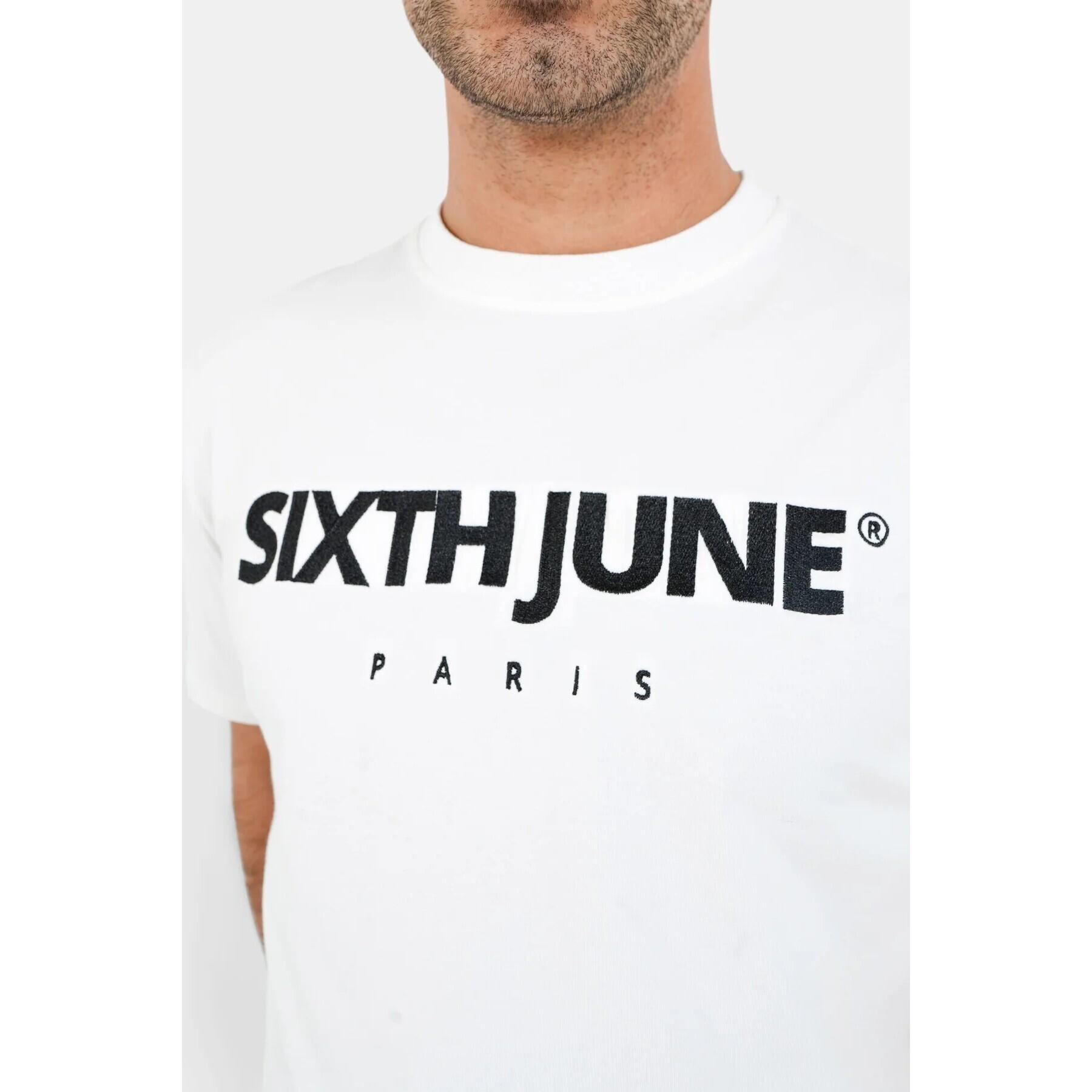 Geborduurd T-shirt Sixth June Essentials