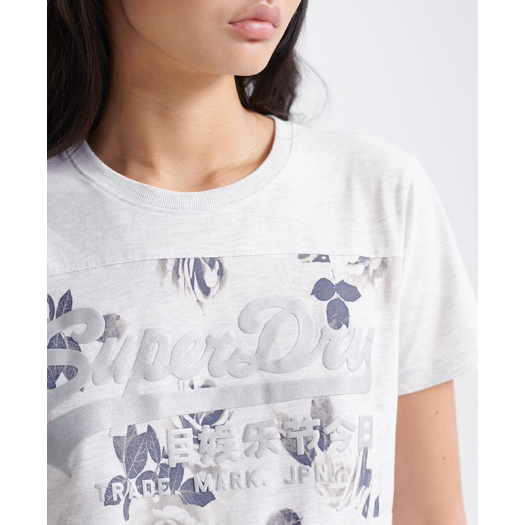 Dames-T-shirt Superdry Rose et Logo Vintage