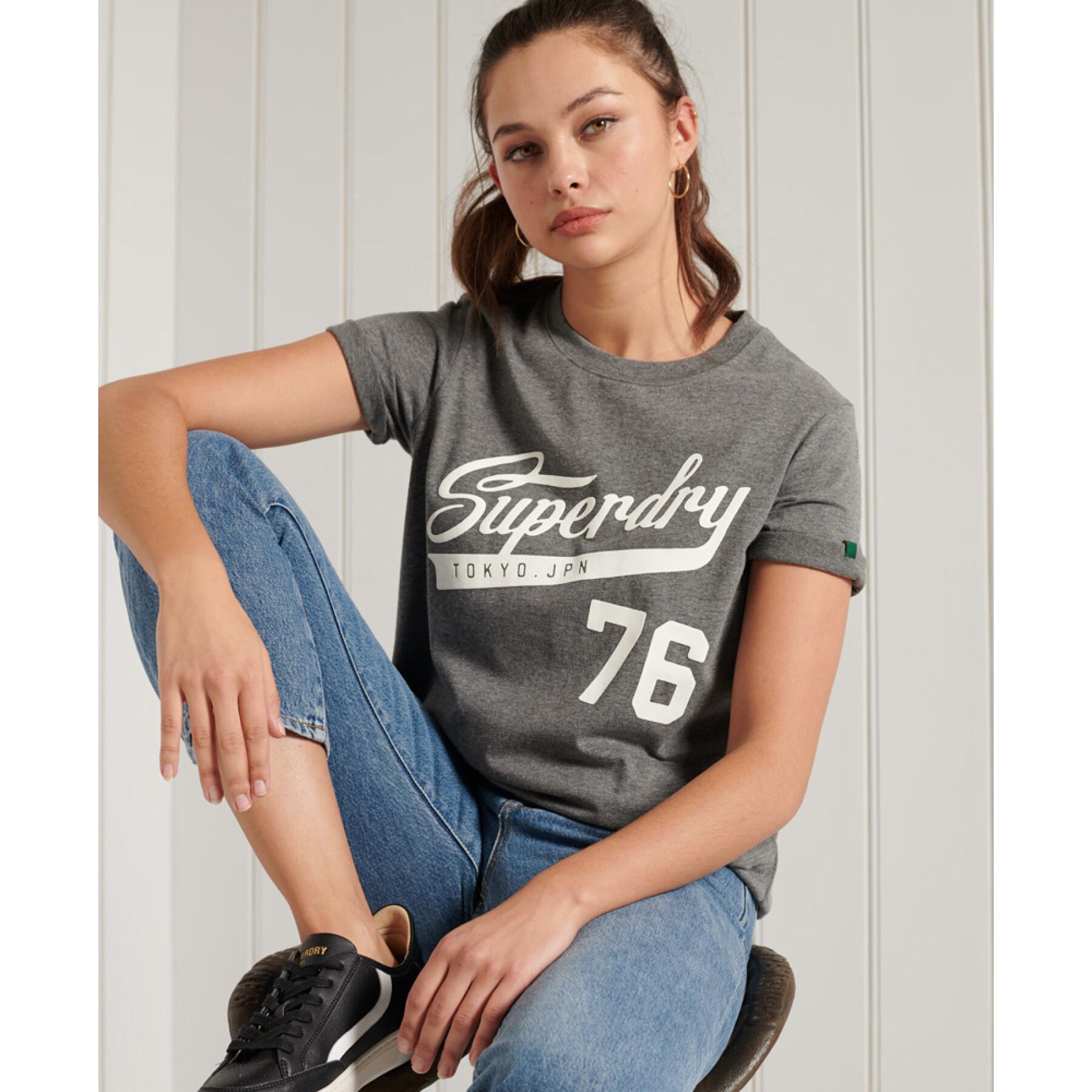 Dames-T-shirt Superdry Collegiate Cali State