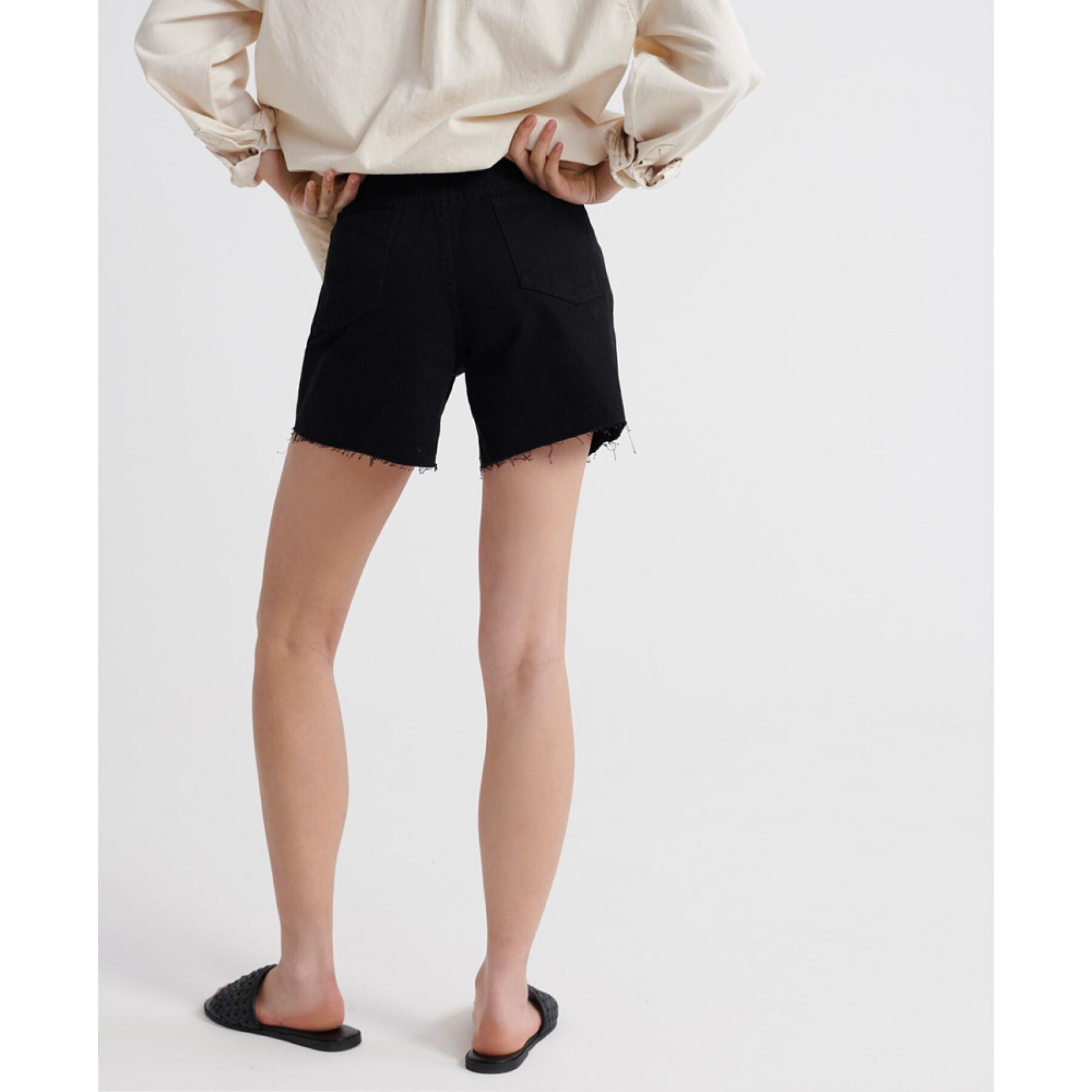 Denim shorts, halflang, voor dames Superdry