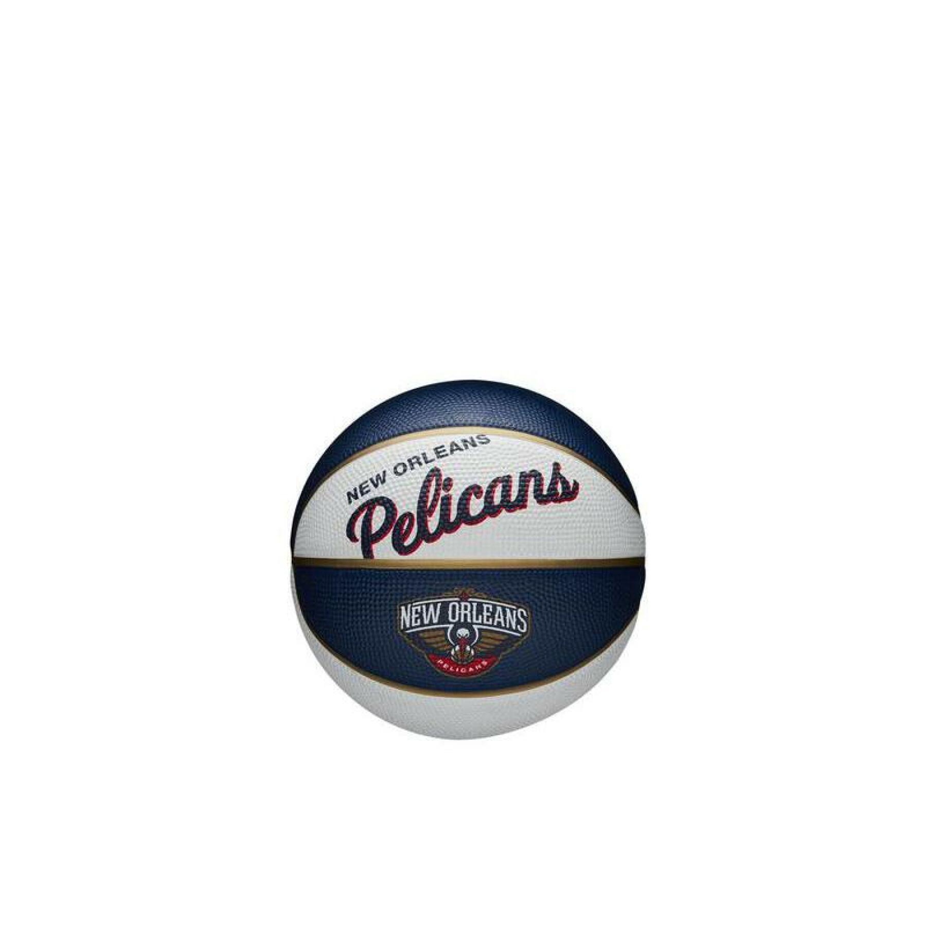 Mini nba retro bal New Orleans Pelicans