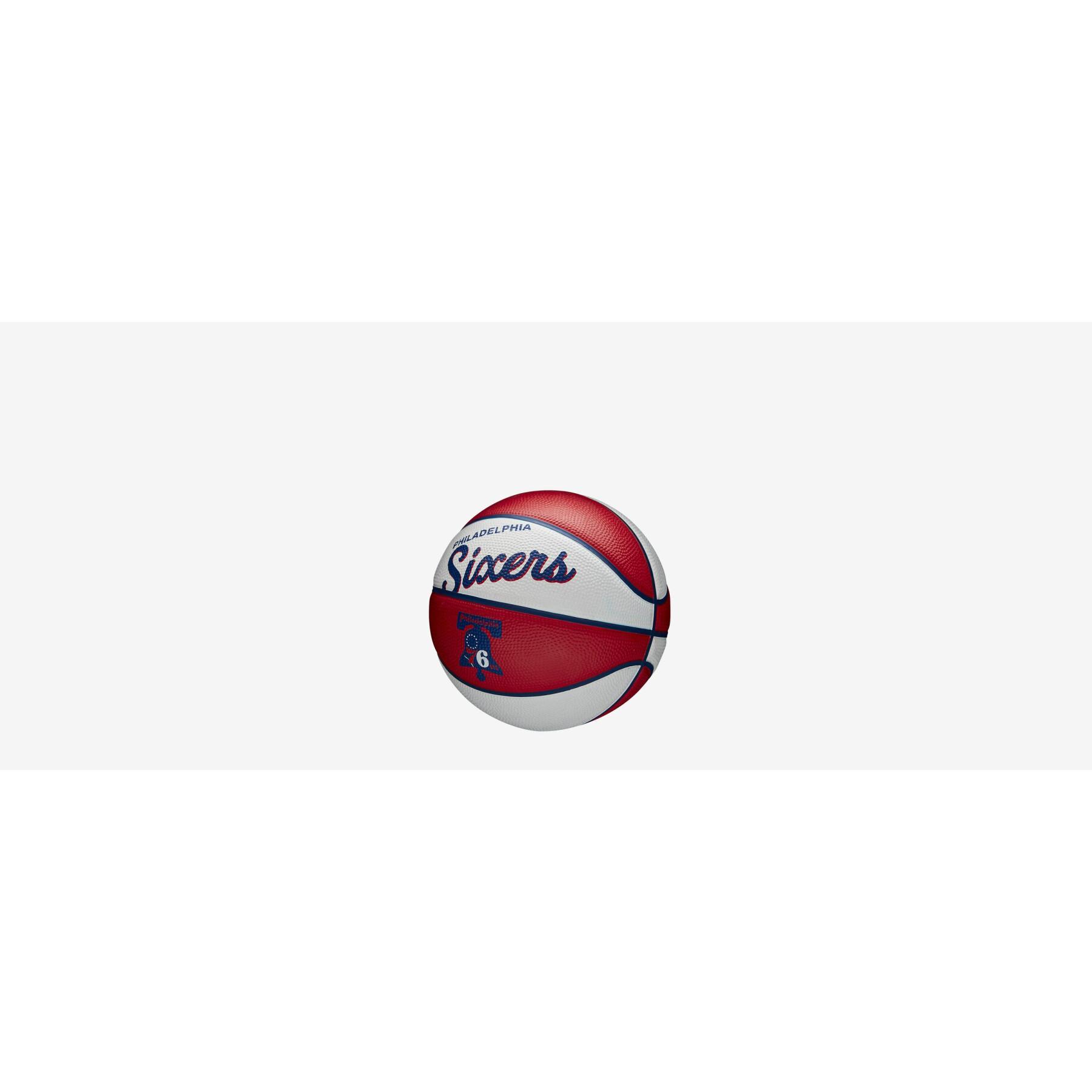 Minibasketbal Philadelphia 76ersNBATeam Retro 2021/22