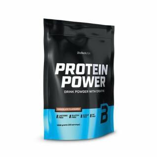 Pak van 10 zakjes proteïne Biotech USA power - Chocolate - 1kg