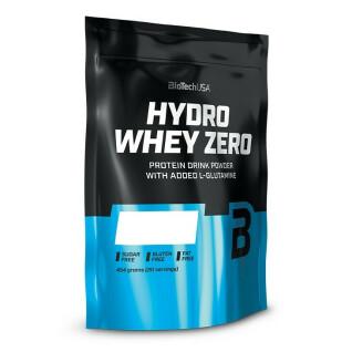 Pak van 10 zakjes proteïne Biotech USA hydro whey zero - Fraise - 454g