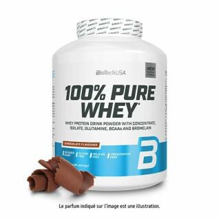 100% pure wei-eiwit pot Biotech USA - Chocolate - 2,27kg (x2)