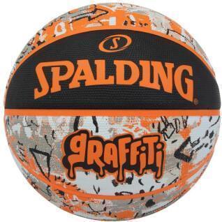 Basketbal Spalding Orange Graffiti Rubber