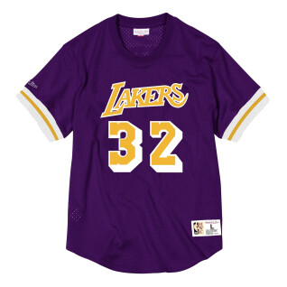 Shirt van mesh met naam en nummer Los Angeles Lakers Magic Johnson