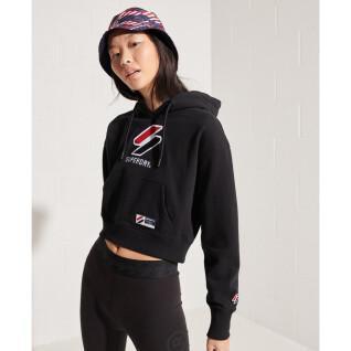 Klassieke hoodie voor dames Superdry Sportstyle