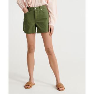 Denim shorts, halflang, voor dames Superdry