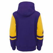 Kinder hoodie met rits Los Angeles Lakers Fleece