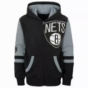 Kinder hoodie met rits Brooklyn Nets Fleece