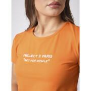 Dames t-shirt met geborduurd logo Project X Paris