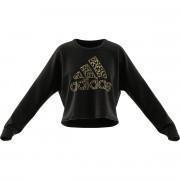Dames sweatshirt adidas Leopard Graphic