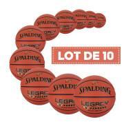 Set van 10 ballonnen Spalding TF-1000 Legacy Composite