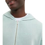 Hooded sweatshirt met rits Nicce Garment Dye