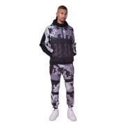 Camouflage print jasje met ronde quilting Project X Paris