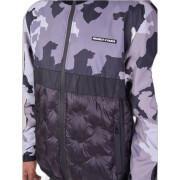 Camouflage print jasje met ronde quilting Project X Paris