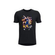Jongens-T-shirt Under Armour Curry Multi Animated