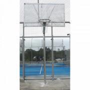 Set van 2 vandaalbestendige gegalvaniseerde basketbalmanden Softee Equipment